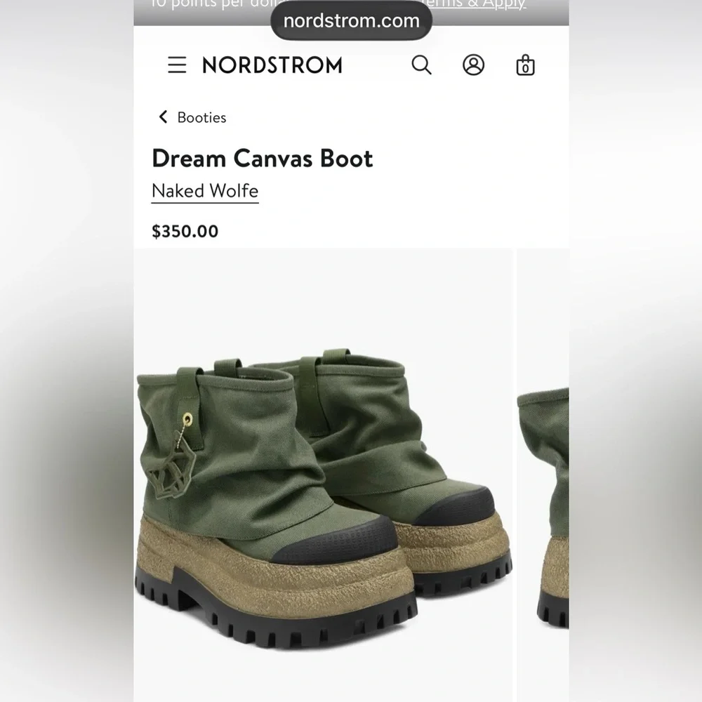 Naked Wolfe Dream Canvas Boots - Picture 1 of 9